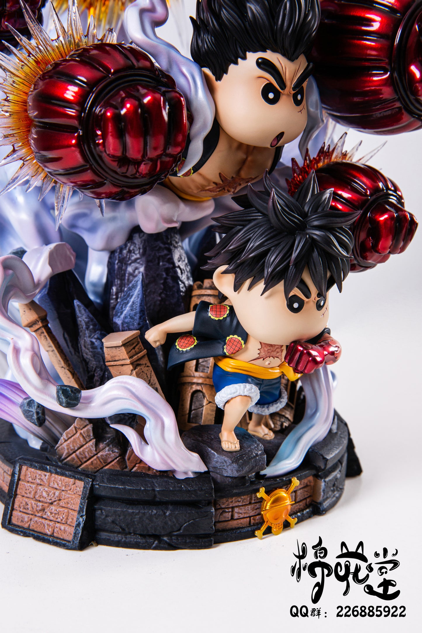 COTTON CANDY STUDIO – ONE PIECE: THREE BROTHERS – SHIN-CHAN SERIES LUFFY [IN STOCK]