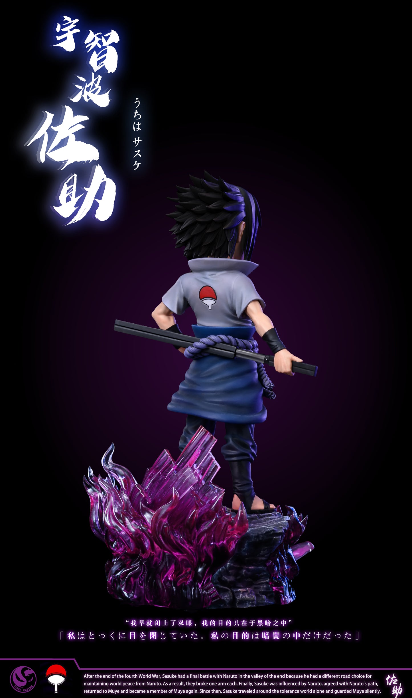 STONE CUSTOM STUDIO – NARUTO: STANDING SERIES, NARUTO UZUMAKI AND SASUKE UCHIHA [IN STOCK]