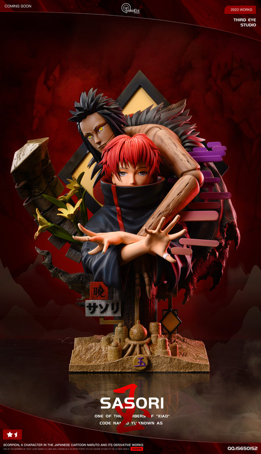 THIRD EYE STUDIO – NARUTO: AKATSUKI BUST SERIES 3. SASORI OF THE RED SAND [IN STOCK]