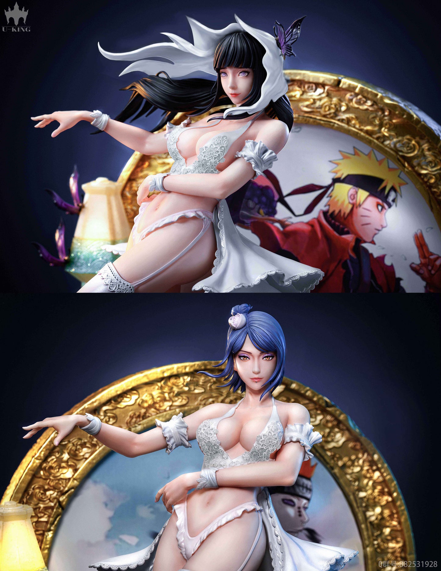 U-KING STUDIO – NARUTO: BRIDAL KONAN AND HINATA [SOLD OUT]