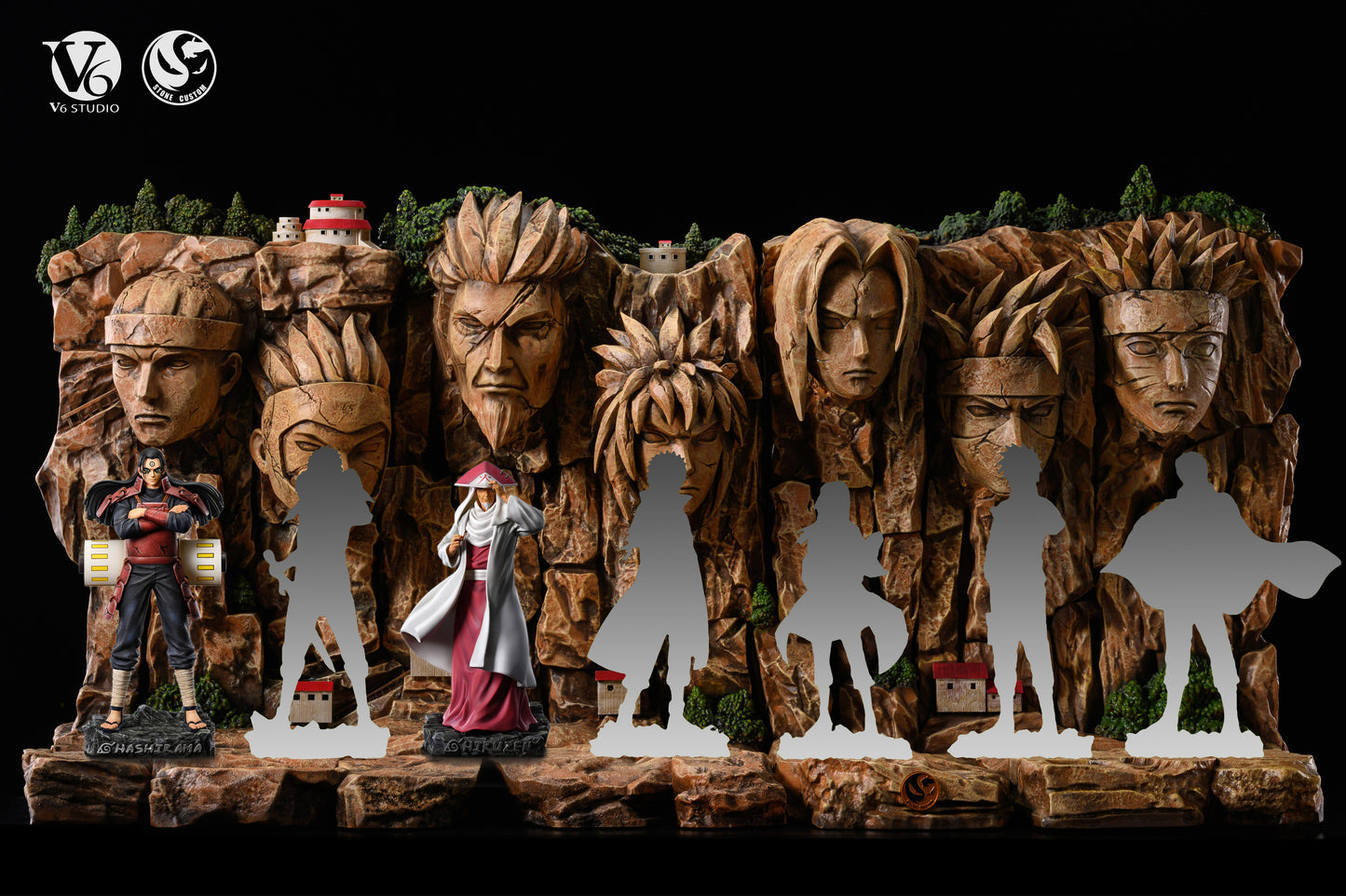 V6 x STONE CUSTOM STUDIO – NARUTO: HOKAGE SERIES 1. HASHIRAMA AND 3. HIRUZEN [IN STOCK]