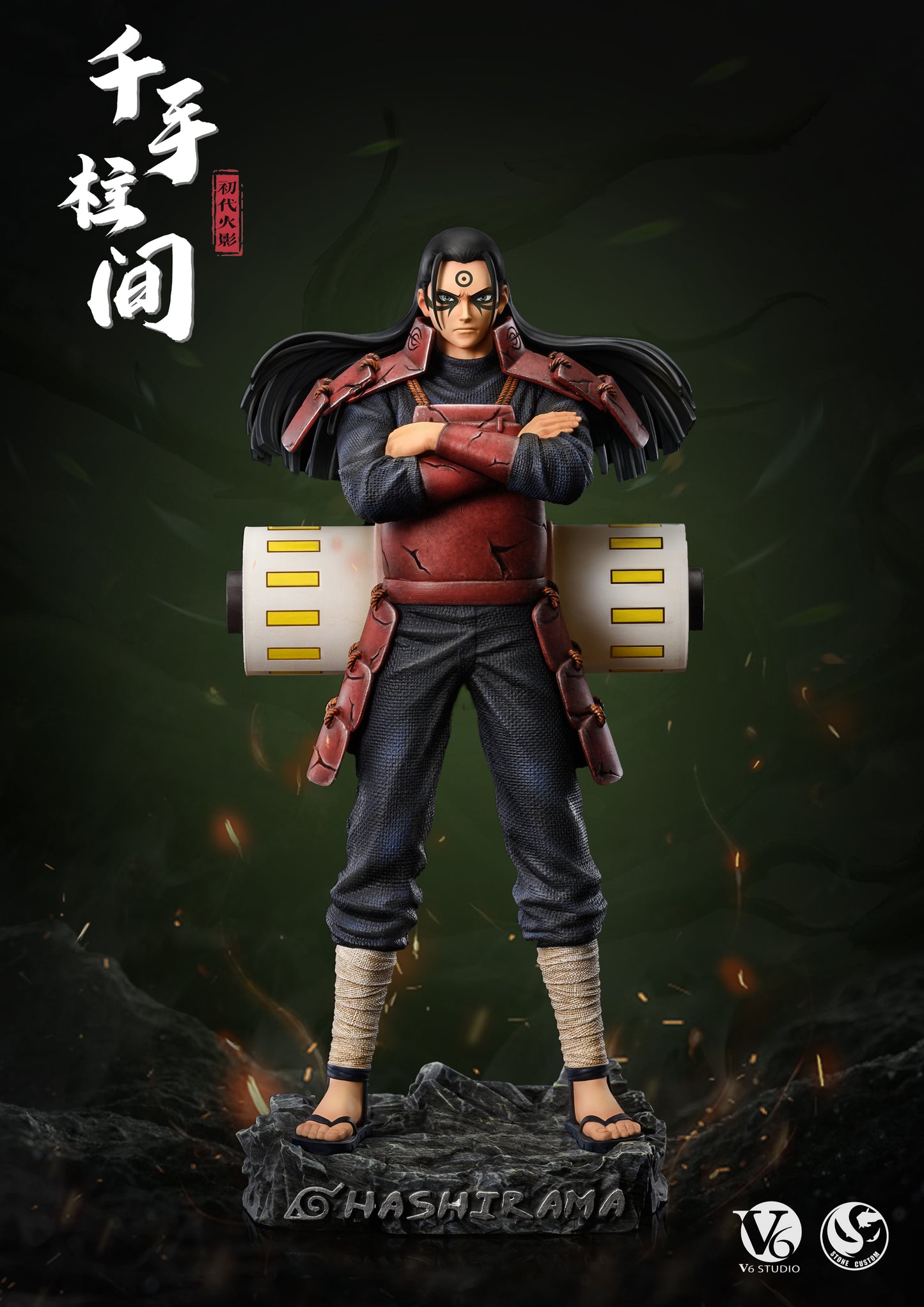 V6 x STONE CUSTOM STUDIO – NARUTO: HOKAGE SERIES 1. HASHIRAMA AND 3. HIRUZEN [IN STOCK]