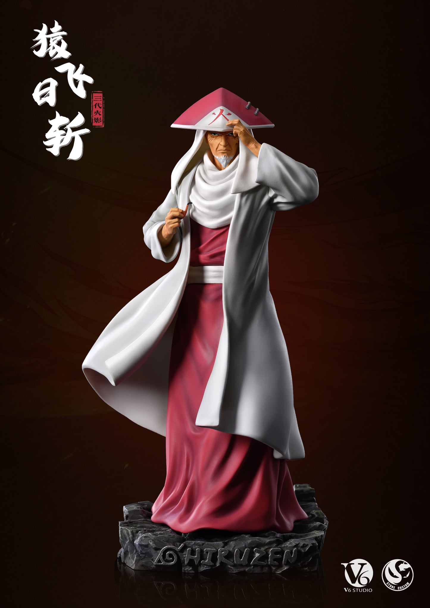 V6 x STONE CUSTOM STUDIO – NARUTO: HOKAGE SERIES 1. HASHIRAMA AND 3. HIRUZEN [IN STOCK]