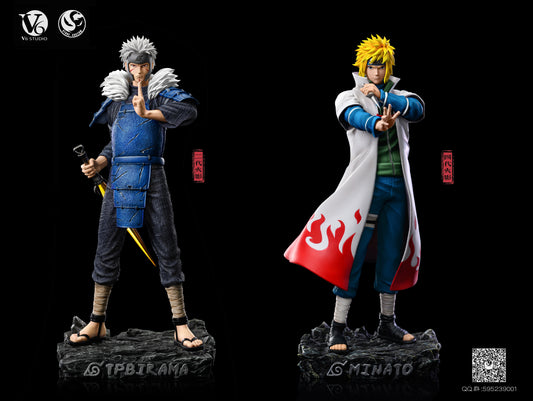 V6 x STONE CUSTOM STUDIO – NARUTO: HOKAGE SERIES 2. TOBIRAMA AND 4. MINATO [IN STOCK]