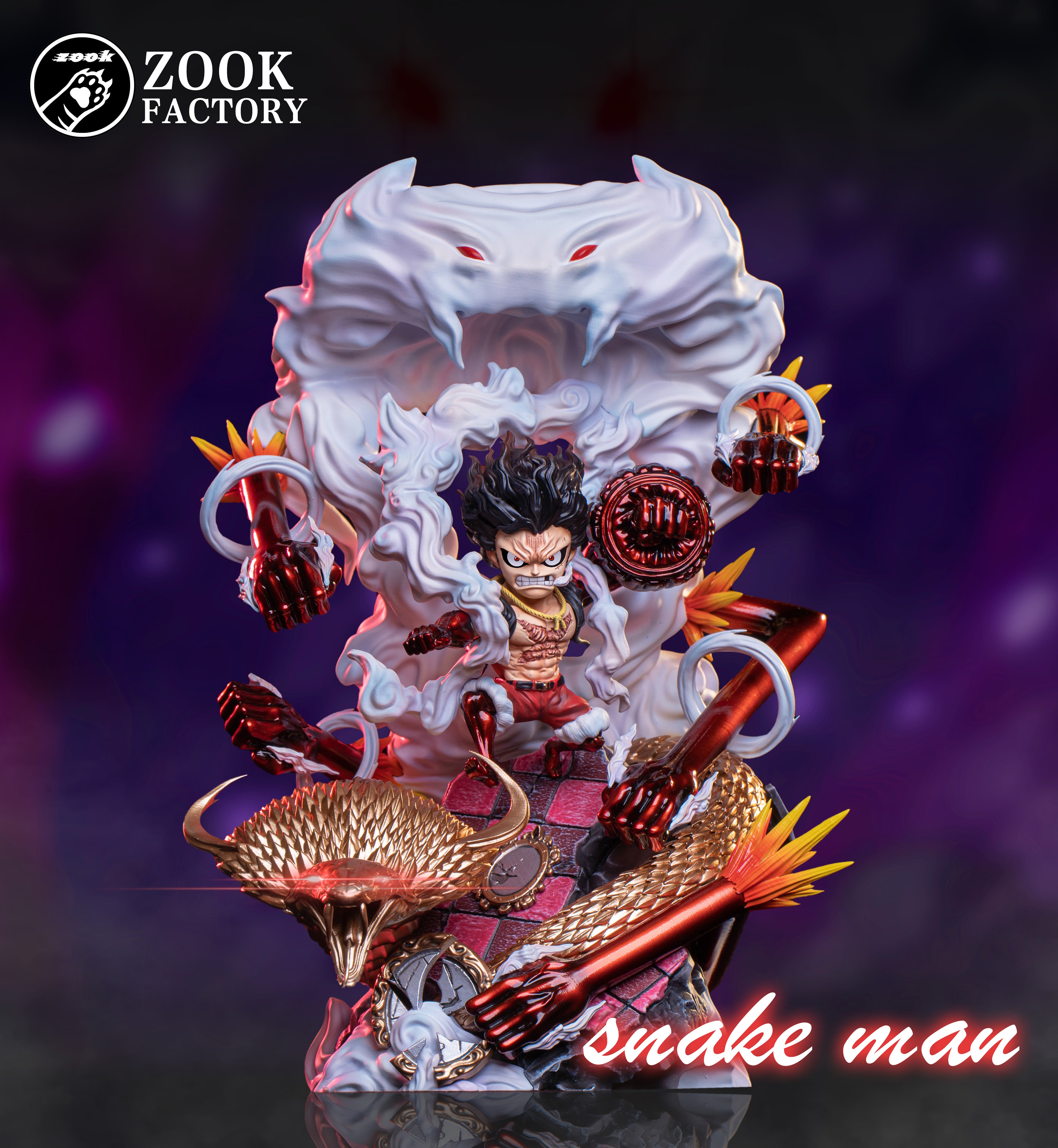 One piece luffy snake man clearance figure