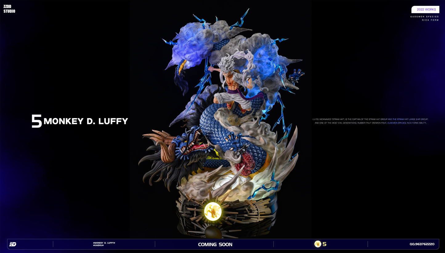 ZZDD STUDIO – ONE PIECE: NIKA LUFFY VS KAIDO [SOLD OUT]